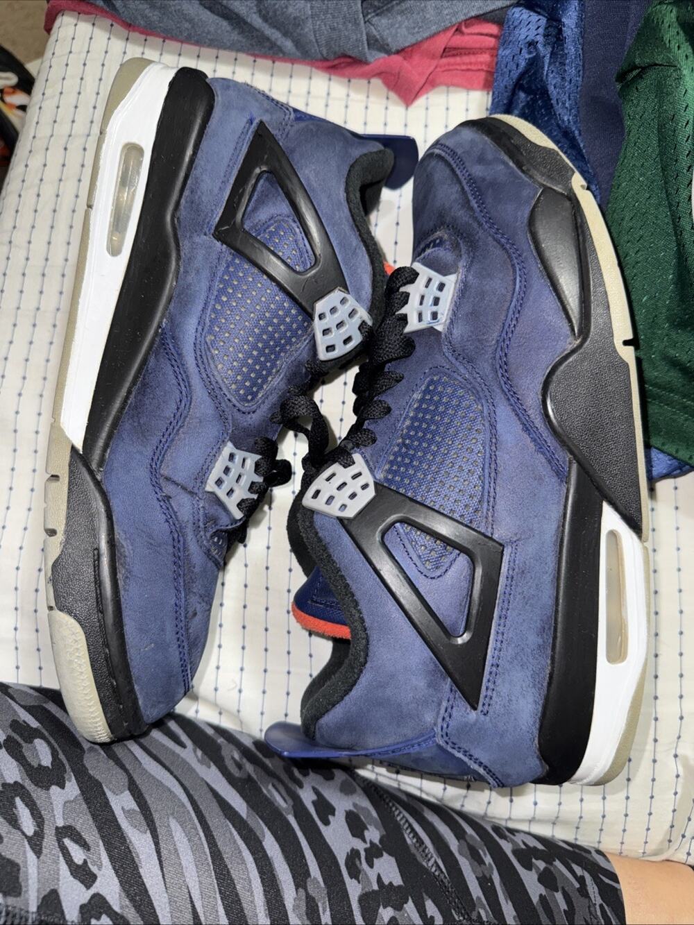 Size 10 - Jordan 4 Winter Loyal Blue 2019 LEP